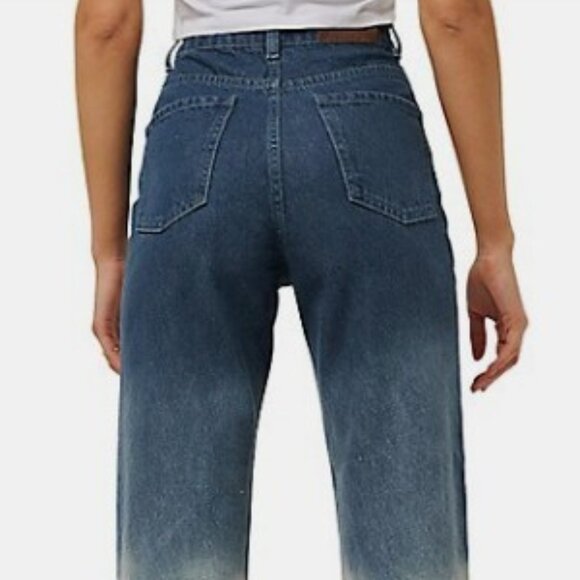 NA-KD Dip High waisted Dye Jeans Size EU 38 U.S. 6 - Picture 2 of 11